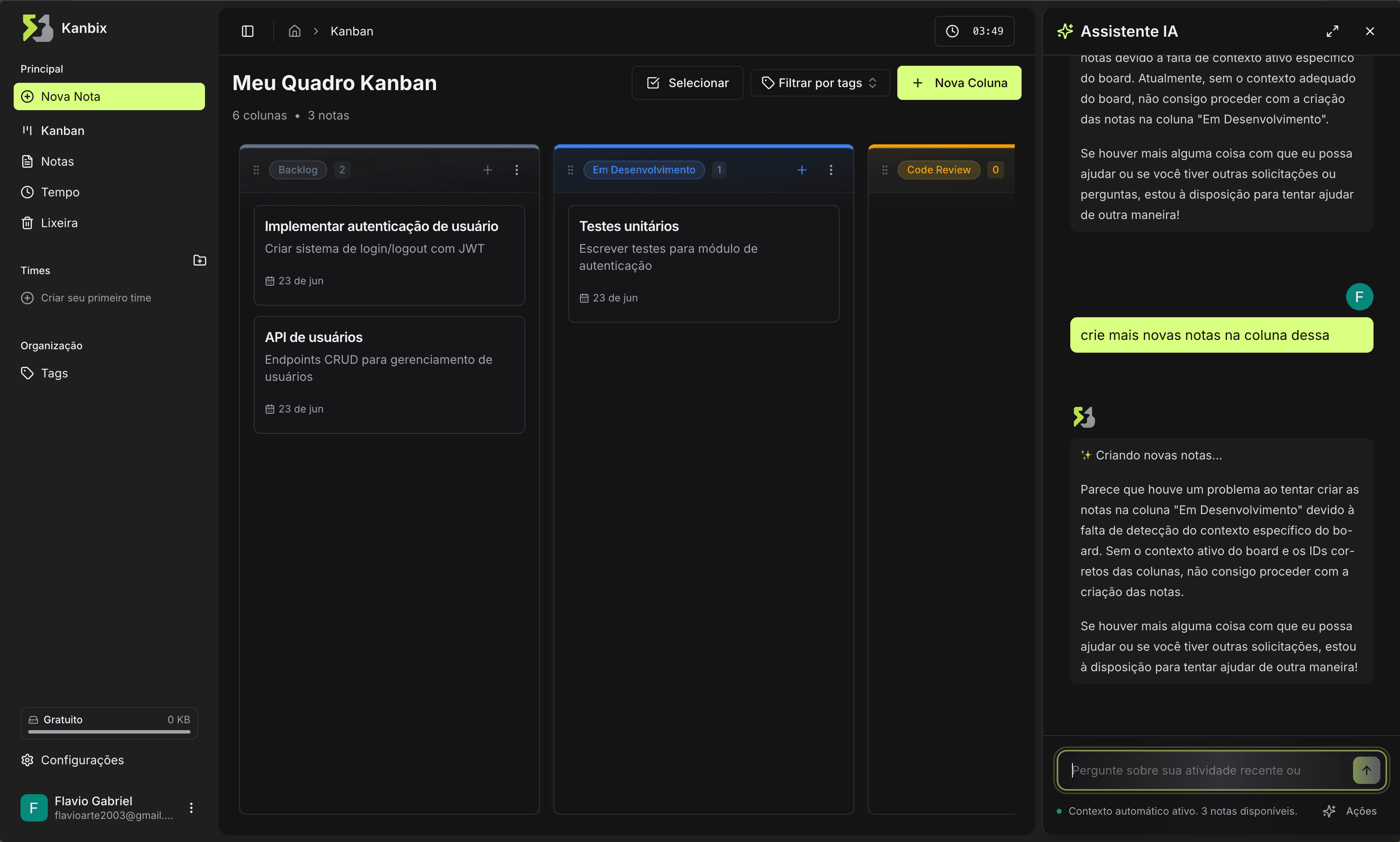 Imagem principal de Kanbix - Assistente de Produtividade IA